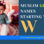 Muslim Girl Names which Start with W