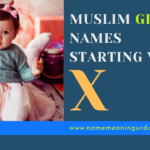 Girl Names Start with X